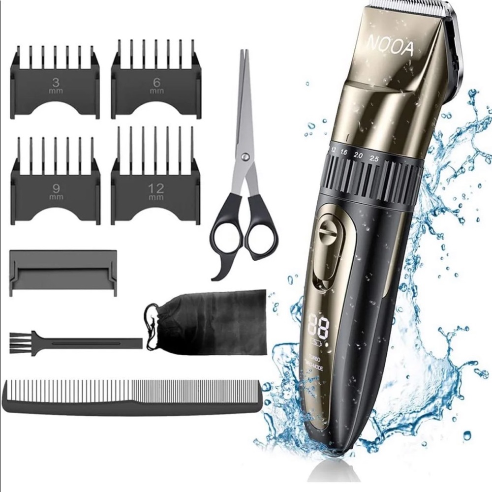 Mens Electirc Waterproof Hair trimmer clippers - Picture 1 of 8